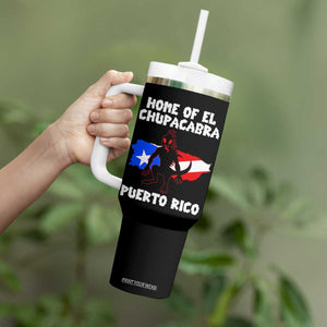 Chupacabra Tumbler With Handle Home Of Puerto Rico Legend Gothic Horror Gift TS12 Print Your Wear