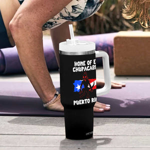 Chupacabra Tumbler With Handle Home Of Puerto Rico Legend Gothic Horror Gift TS12 Print Your Wear