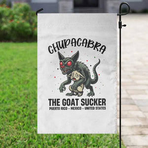 Chupacabra Garden Flag The Goat Sucker Vintage Horror Cryptid Gift TS12 Print Your Wear