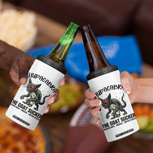 Chupacabra 4 in 1 Can Cooler Tumbler The Goat Sucker Vintage Horror Cryptid Gift TS12 Print Your Wear