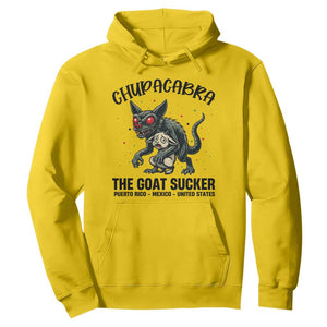 Chupacabra Hoodie The Goat Sucker Vintage Horror Cryptid Gift TS12 Daisy Print Your Wear