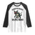Chupacabra Raglan Shirt The Goat Sucker Vintage Horror Cryptid Gift TS12 White Black Print Your Wear