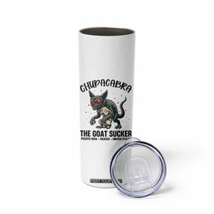 Chupacabra Skinny Tumbler The Goat Sucker Vintage Horror Cryptid Gift TS12 Print Your Wear