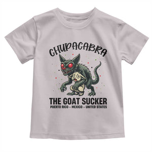 Chupacabra Toddler T Shirt The Goat Sucker Vintage Horror Cryptid Gift TS12 Ice Gray Print Your Wear