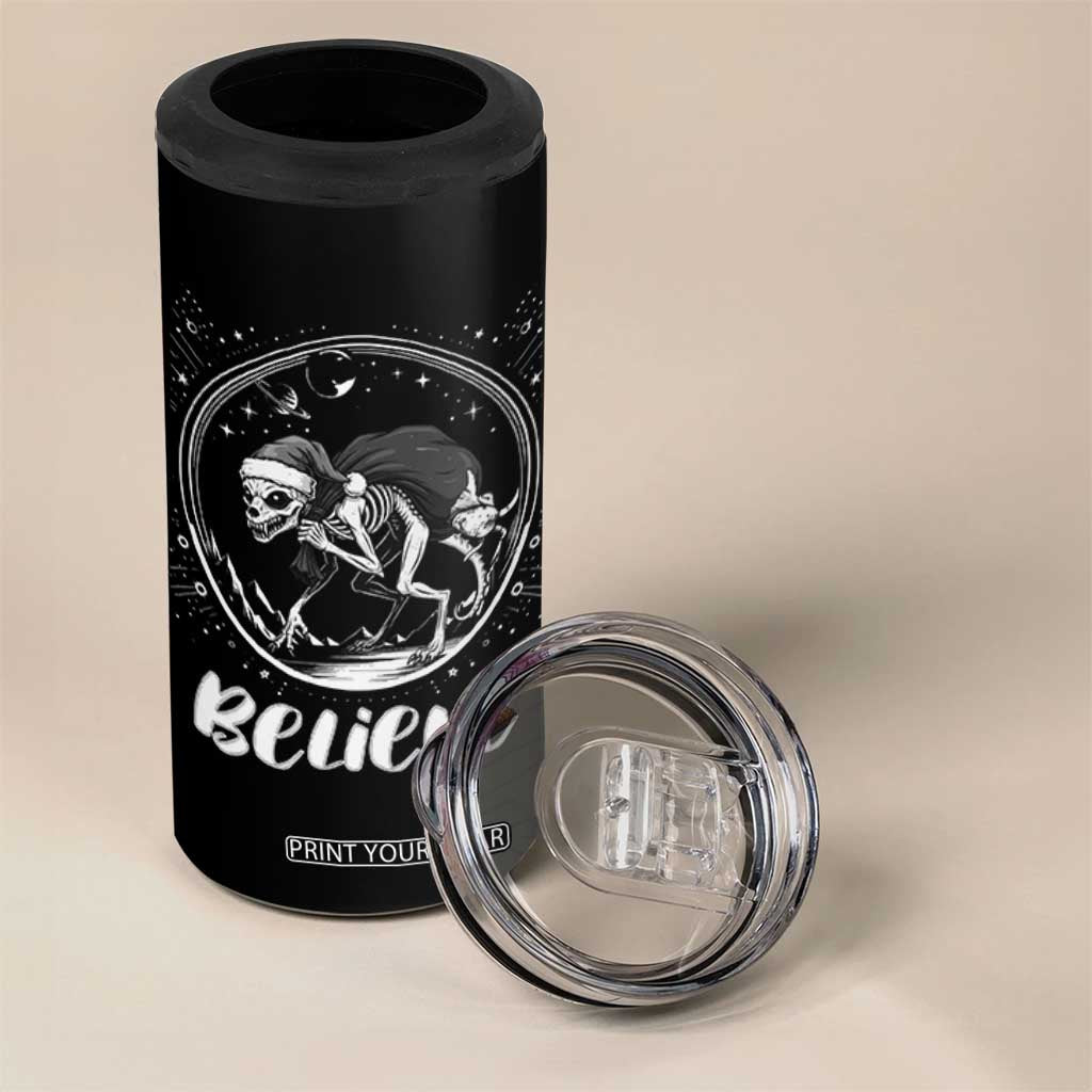 Chupacabra 4 in 1 Can Cooler Tumbler Funny Believe Christmas Cryptid Gift TS12 Print Your Wear