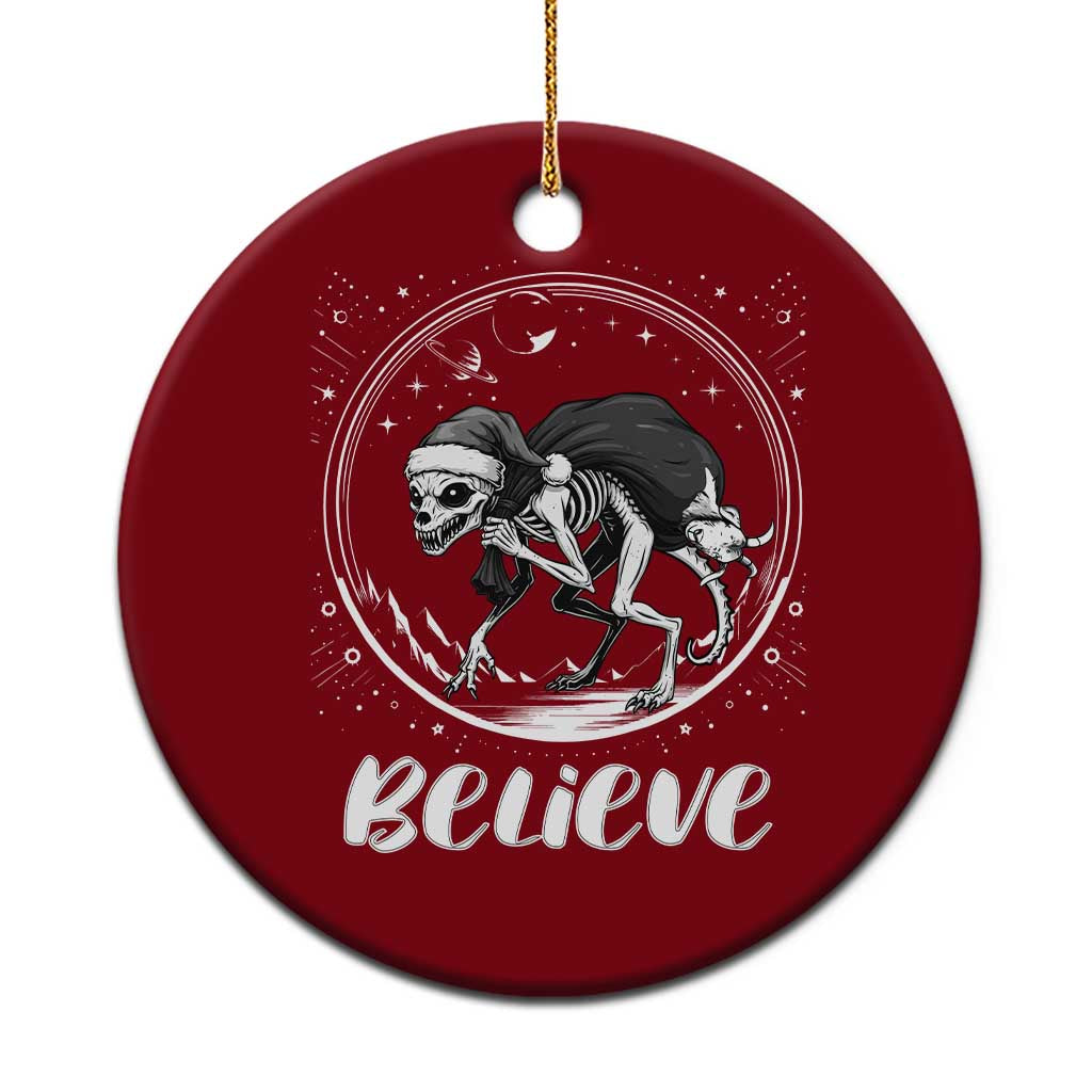 Chupacabra Ceramic Ornament Funny Believe Xmas Cryptid Gift TS12 1pc Red Print Your Wear