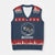Chupacabra V-Neck Knit Sweater Vest Funny Believe Xmas Cryptid Gift TS12 Navy Red Print Your Wear