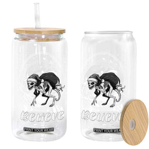 Chupacabra Glass Can Funny Believe Christmas Cryptid Gift TS12 Print Your Wear