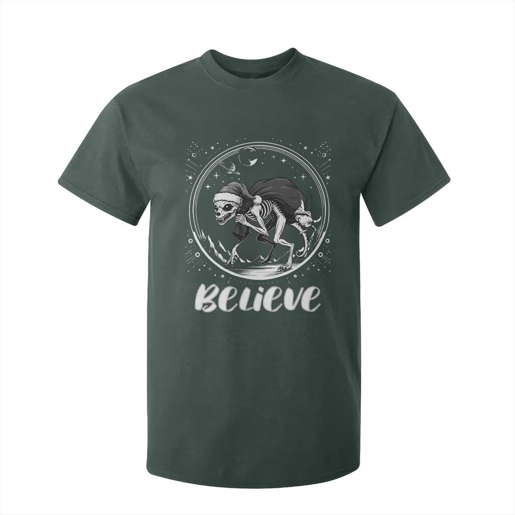 Chupacabra T Shirt For Kid Funny Believe Christmas Cryptid Gift TS12 Dark Forest Green Print Your Wear