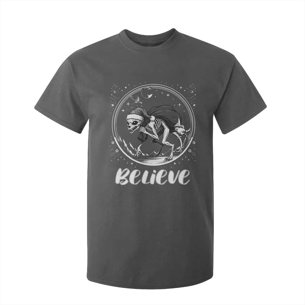 Chupacabra T Shirt For Kid Funny Believe Christmas Cryptid Gift TS12 Dark Heather Print Your Wear