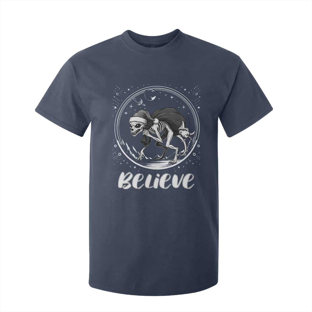 Chupacabra T Shirt For Kid Funny Believe Christmas Cryptid Gift TS12 Navy Print Your Wear