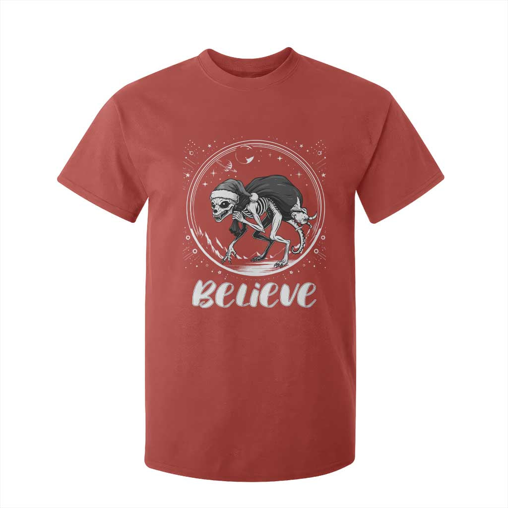 Chupacabra T Shirt For Kid Funny Believe Christmas Cryptid Gift TS12 Red Print Your Wear