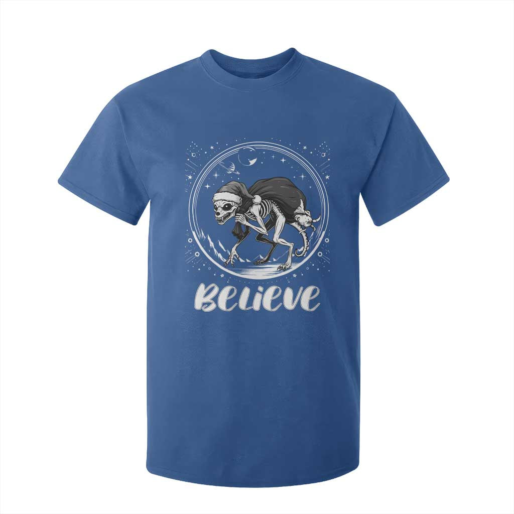Chupacabra T Shirt For Kid Funny Believe Christmas Cryptid Gift TS12 Royal Blue Print Your Wear