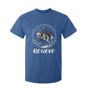 Chupacabra T Shirt For Kid Funny Believe Christmas Cryptid Gift TS12 Royal Blue Print Your Wear