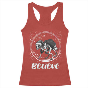Chupacabra Racerback Tank Top Funny Believe Christmas Cryptid Gift TS12 Red Print Your Wear