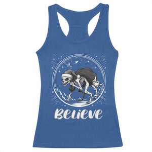 Chupacabra Racerback Tank Top Funny Believe Christmas Cryptid Gift TS12 Royal Blue Print Your Wear