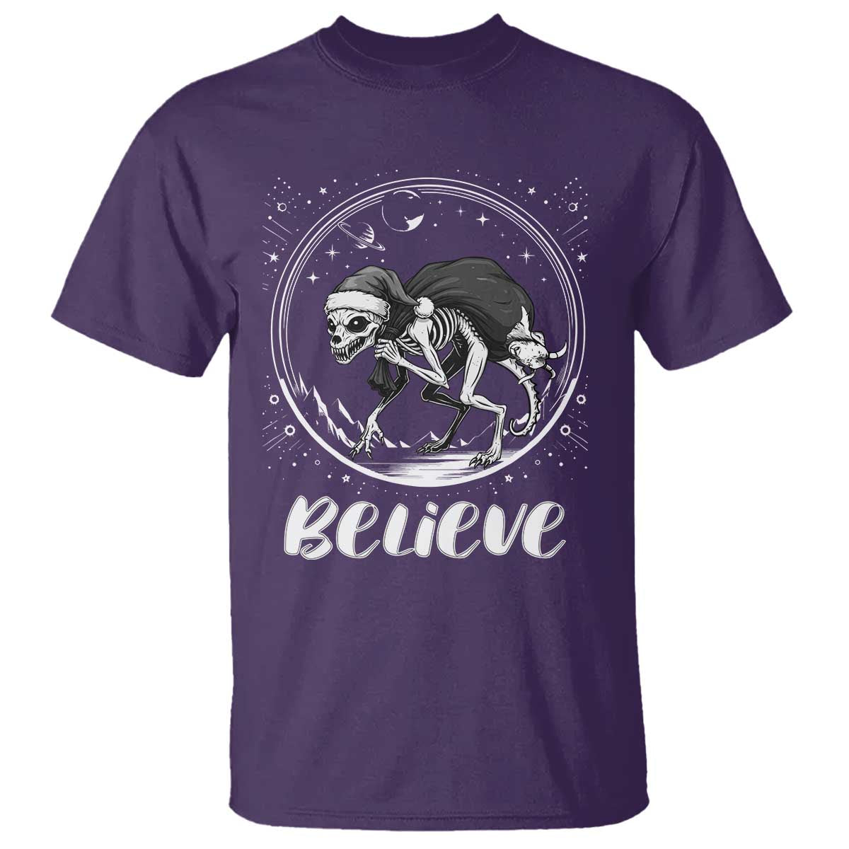 Chupacabra T Shirt Funny Believe Christmas Cryptid Gift TS12 Purple Print Your Wear