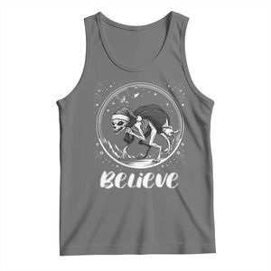 Chupacabra Tank Top Funny Believe Christmas Cryptid Gift TS12 Black Heather Print Your Wear