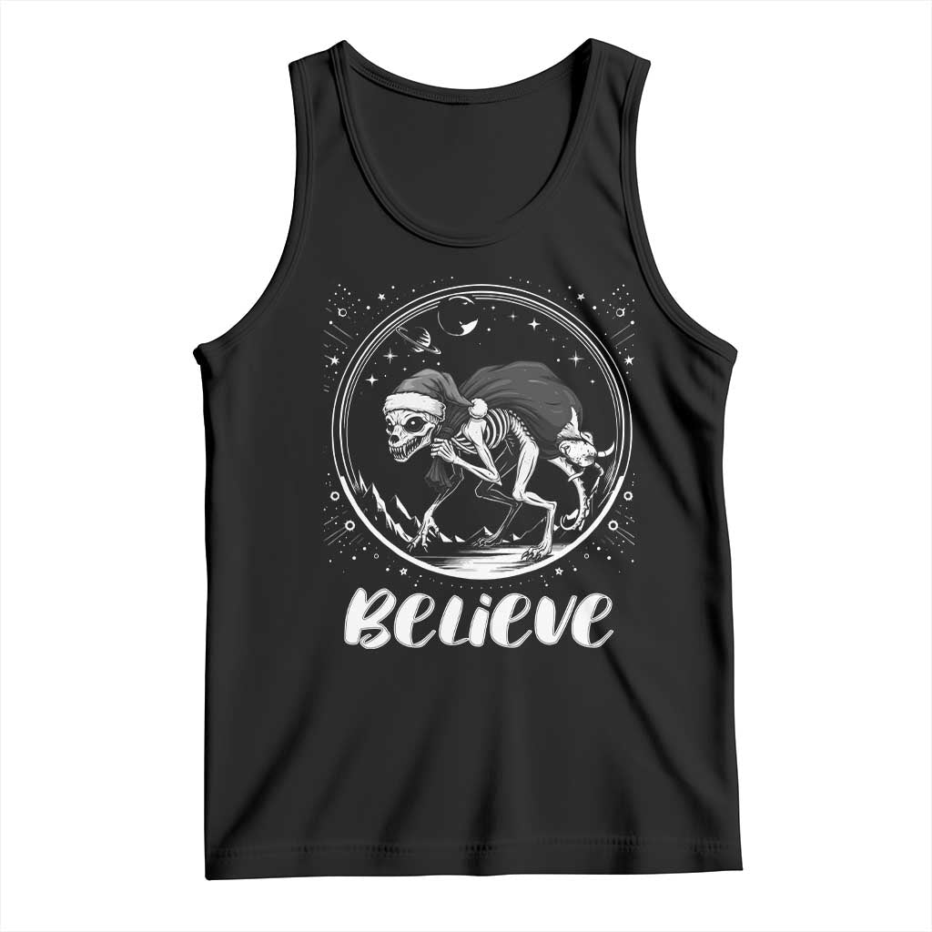 Chupacabra Tank Top Funny Believe Christmas Cryptid Gift TS12 Black Print Your Wear