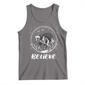 Chupacabra Tank Top Funny Believe Christmas Cryptid Gift TS12 Deep Heather Print Your Wear
