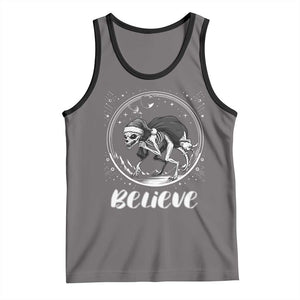 Chupacabra Tank Top Funny Believe Christmas Cryptid Gift TS12 Deep Heather Black Print Your Wear