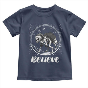 Chupacabra Toddler T Shirt Funny Believe Christmas Cryptid Gift TS12 Navy Print Your Wear