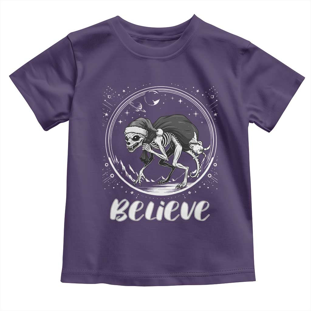 Chupacabra Toddler T Shirt Funny Believe Christmas Cryptid Gift TS12 Purple Print Your Wear
