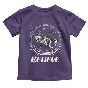 Chupacabra Toddler T Shirt Funny Believe Christmas Cryptid Gift TS12 Purple Print Your Wear