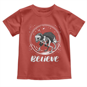 Chupacabra Toddler T Shirt Funny Believe Christmas Cryptid Gift TS12 Red Print Your Wear