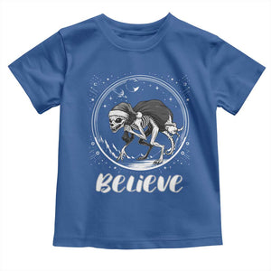 Chupacabra Toddler T Shirt Funny Believe Christmas Cryptid Gift TS12 Royal Blue Print Your Wear