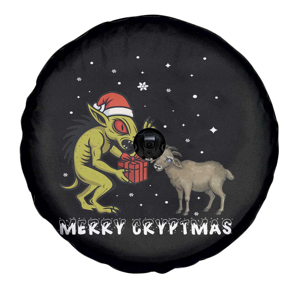 Funny Chupacabra Spare Tire Cover Merry Cryptmas Christmas Gift TS12 Print Your Wear