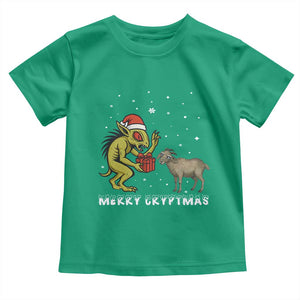 Funny Chupacabra Toddler T Shirt Merry Cryptmas Christmas Gift TS12 Irish Green Print Your Wear