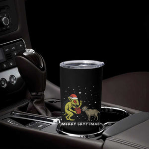Funny Chupacabra Tumbler Cup Merry Cryptmas Christmas Gift TS12 Print Your Wear