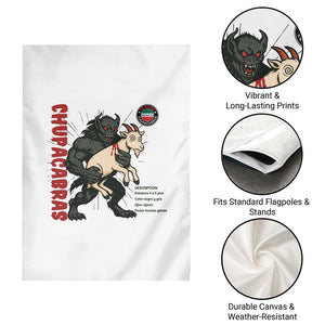 Chupacabra Garden Flag Vintage Horror Cryptid Gift TS12 Print Your Wear