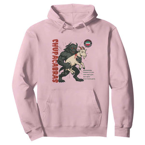 Chupacabra Hoodie Vintage Horror Cryptid Gift TS12 Light Pink Print Your Wear