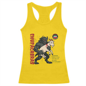 Chupacabra Racerback Tank Top Vintage Horror Cryptid Gift TS12 Daisy Print Your Wear