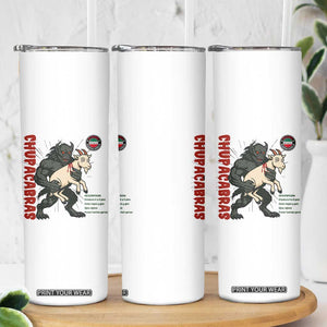 Chupacabra Skinny Tumbler Vintage Horror Cryptid Gift TS12 Print Your Wear