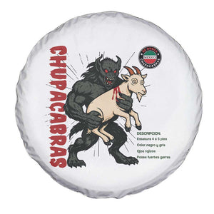 Chupacabra Spare Tire Cover Vintage Horror Cryptid Gift TS12 Print Your Wear