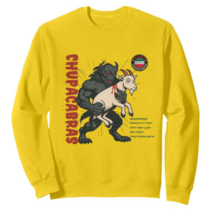 Chupacabra Sweatshirt Vintage Horror Cryptid Gift TS12 Daisy Print Your Wear