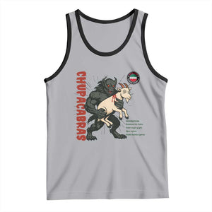 Chupacabra Tank Top Vintage Horror Cryptid Gift TS12 Athletic Heather Black Print Your Wear