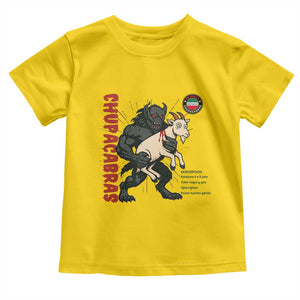 Chupacabra Toddler T Shirt Vintage Horror Cryptid Gift TS12 Daisy Print Your Wear