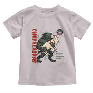 Chupacabra Toddler T Shirt Vintage Horror Cryptid Gift TS12 Ice Gray Print Your Wear
