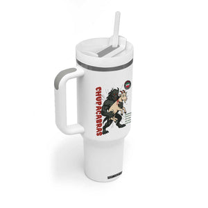 Chupacabra Tumbler With Handle Vintage Horror Cryptid Gift TS12 Print Your Wear