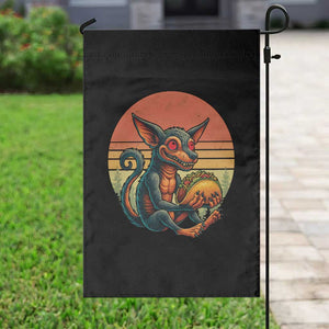 Funny Chupacabra Eat Tacos Cryptid Gift Garden Flag TS12 Print Your Wear