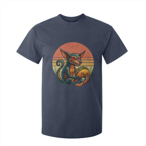 Funny Chupacabra Eat Tacos Cryptid Gift T Shirt For Kid TS12 Navy Print Your Wear