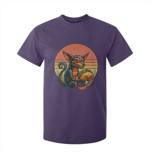 Funny Chupacabra Eat Tacos Cryptid Gift T Shirt For Kid TS12 Purple Print Your Wear