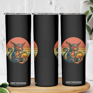 Funny Chupacabra Eat Tacos Cryptid Gift Skinny Tumbler TS12 Print Your Wear