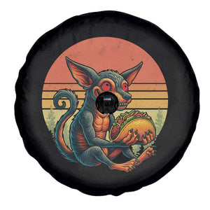 Funny Chupacabra Eat Tacos Cryptid Gift Spare Tire Cover TS12 Print Your Wear