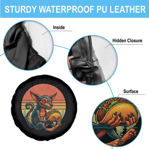 Funny Chupacabra Eat Tacos Cryptid Gift Spare Tire Cover TS12 Print Your Wear