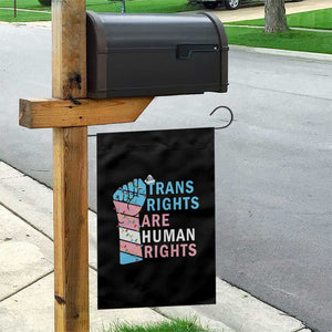 Trans Rights Are Human Rights Garden Flag Christmas LGBTQ Supporter Gift TS12 Print Your Wear